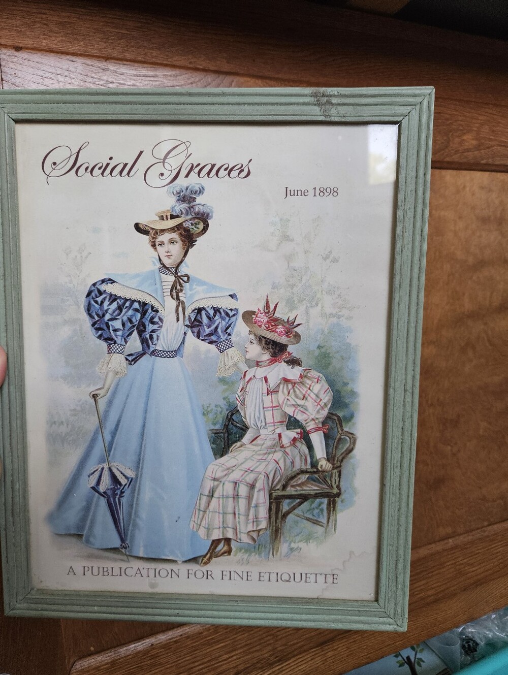 Vintage Framed Magazine Cover Art